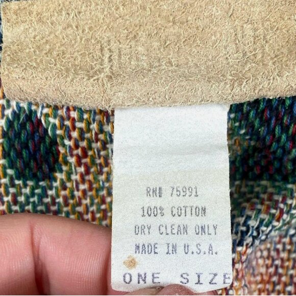 Vintage Painted Pony Western USA Made Jacket Woven Knit Tapestry Blazer One Size - Picture 12 of 12